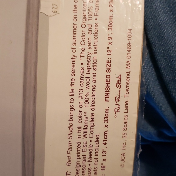 Needlepoint lighthouse picture craft - Picture 3 of 4